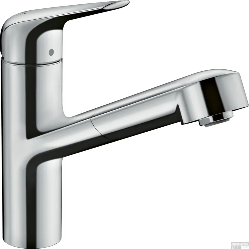 Hansgrohe Focus M42 ééngreeps keukenmengkraan 150 met uittrekbare uitoop, chroom Laatste Kans