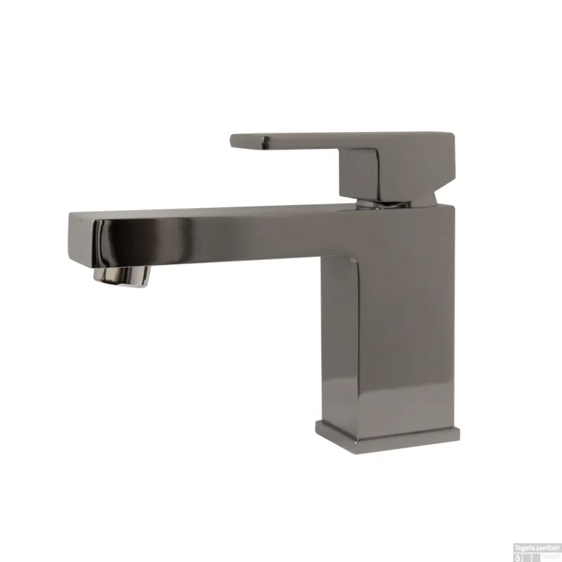 BWS Wastafelmengkraan Square met Clickwaste Chroom Dagaanbieding
