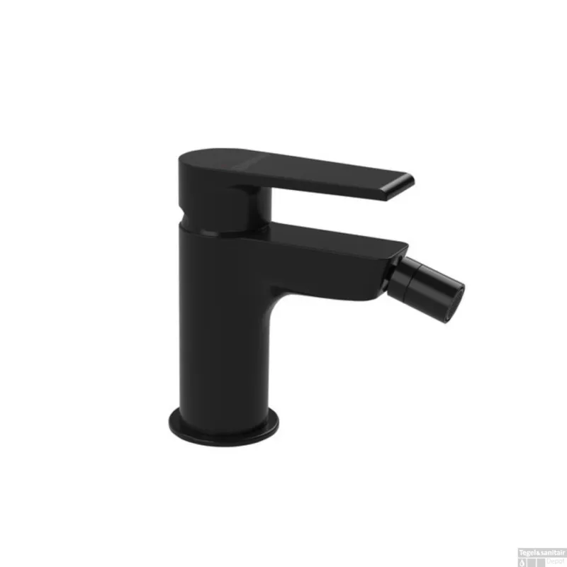 Uitverkoop Bidetmengkraan Sapho KAI 1-hendel 12.2 cm Mat Zwart