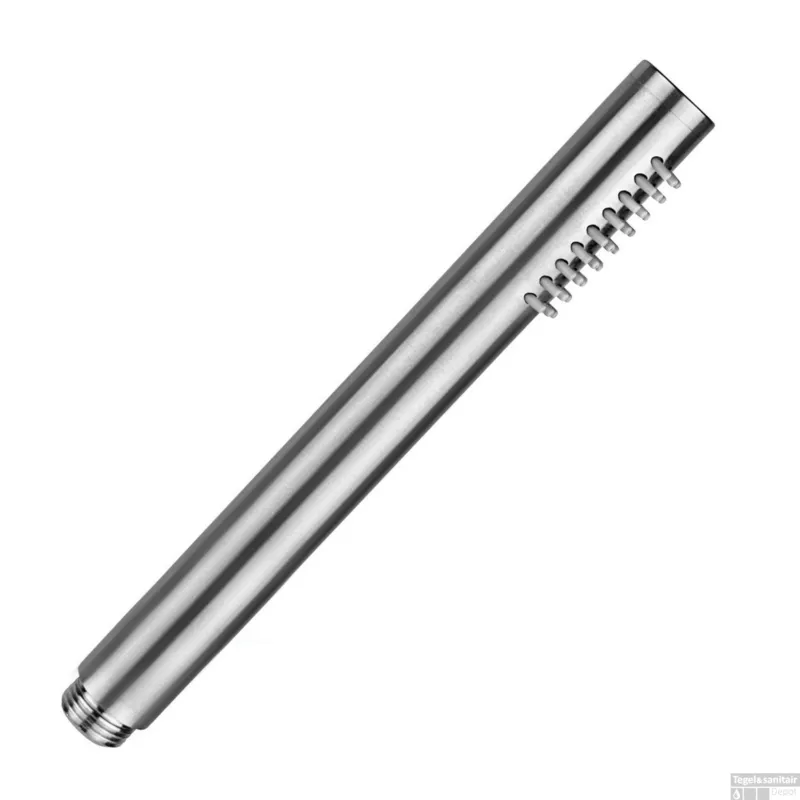 Korting Losse Staafhanddouche Sanimex Bellezza Bagno 1-stand Rond 18.4 cm Geborsteld RVS