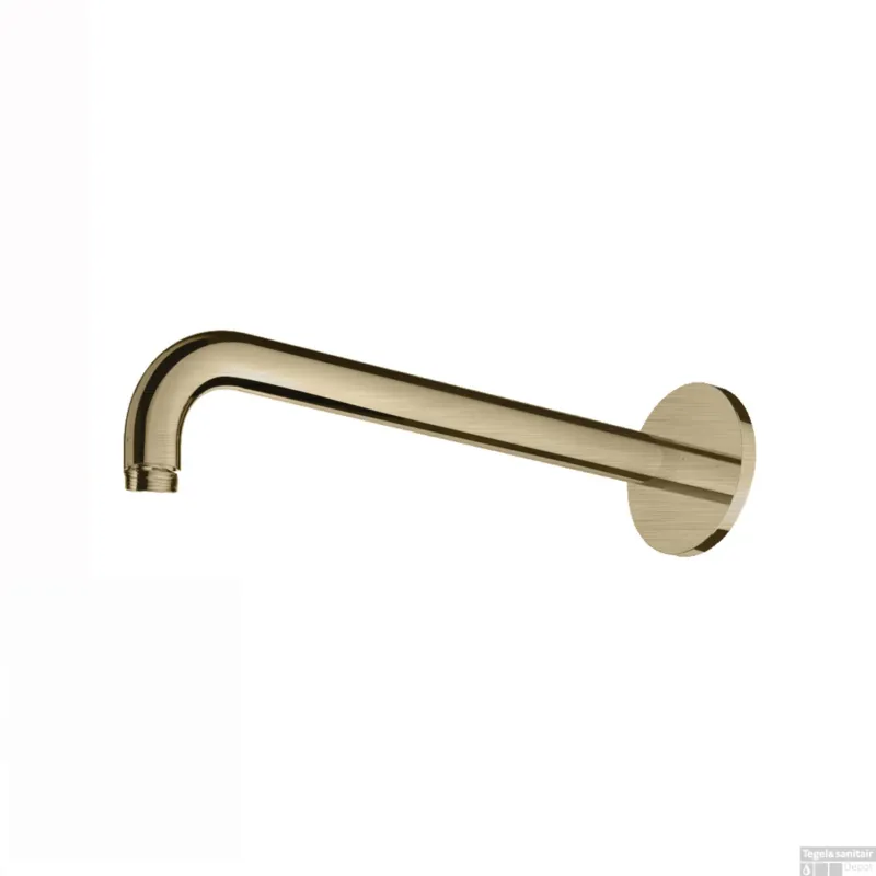 Express Levering Wandarm Hotbath Cobber 40 cm Geborsteld Messing Living Colours