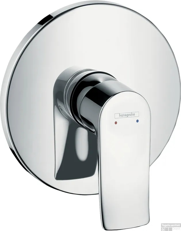 Hansgrohe Metris ééngreeps douchemengkraan afbouwdeel rond, chroom Merkproduct