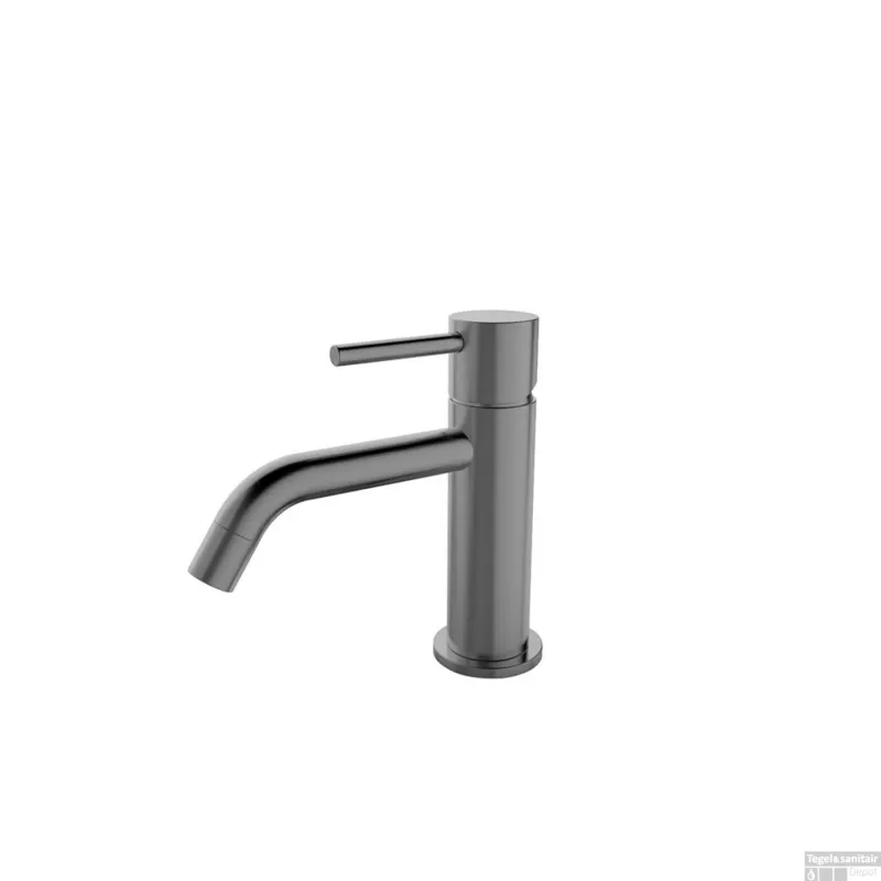 Goedkoop Wastafelmengkraan Opbouw BWS Uitloop 6.5 cm 1-hendel Gunmetal