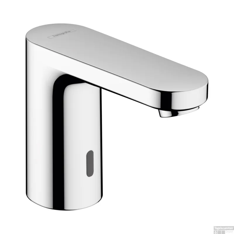 Direct Verzonden Elektronische Wastafelkraan HansGrohe Vernis Blend Gemengd Water en Batterij Chroom