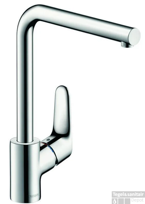 Fabrieksprijs Hansgrohe Focus Keukenkraan Met Rechte Hoge Uitloop Chroom