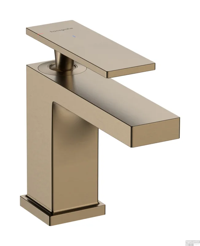 Hansgrohe Tecturis E ééngreeps wastafelkraan 80 CoolStart zonder waste, Brushed Bronze Hete Deal