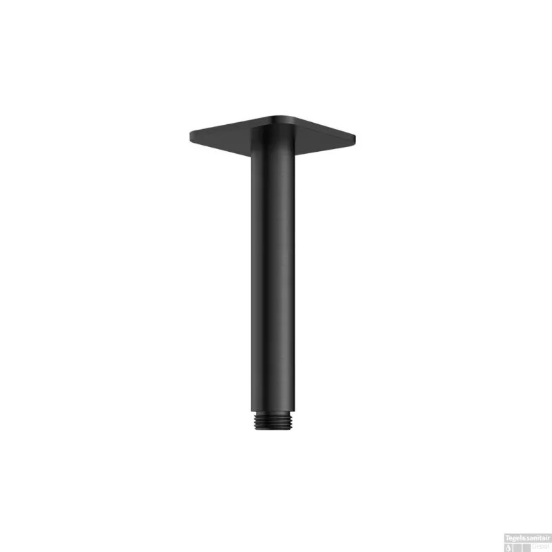 Finale Uitverkoop Plafondbuis Hotbath Gal 15 cm Vierkant Geborsteld Gunmetal PVD