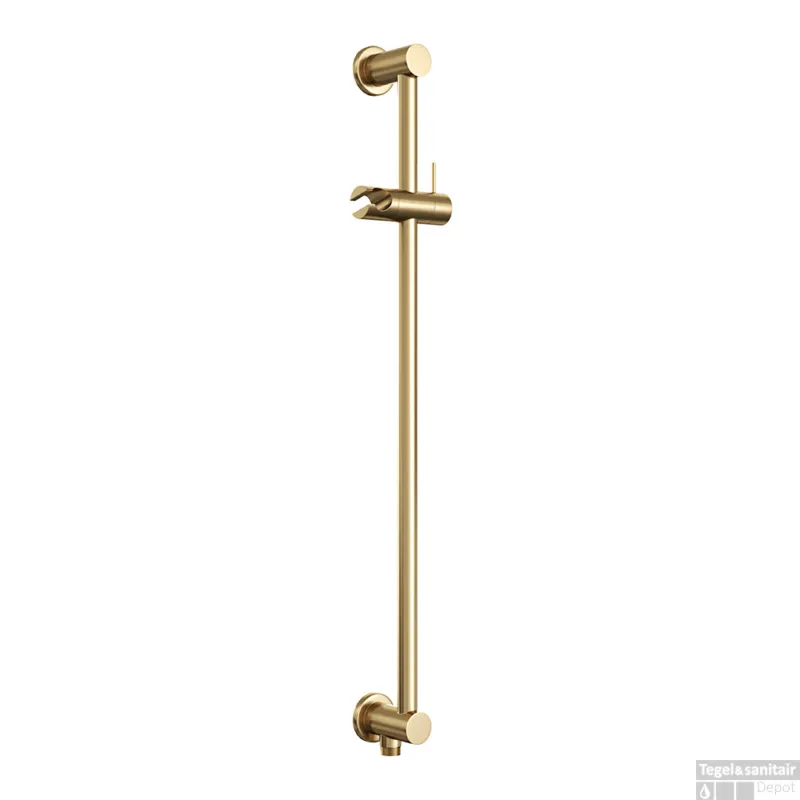 Glijstang Brauer Gold Edition met Geïntegreerde Wandaansluitbocht Geborsteld Goud Veilige Betaling