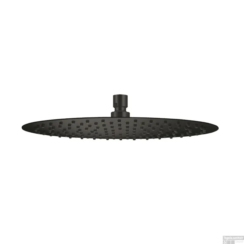 Hoofddouche Qisani Flow Ø 30 cm Geborsteld Mat Zwart Must-Have
