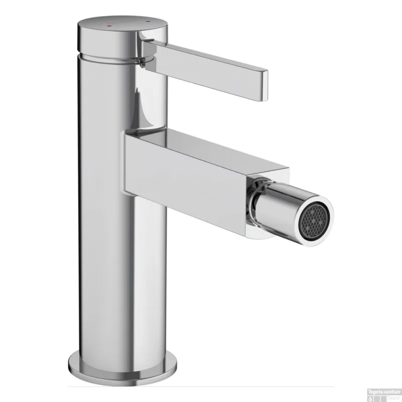 Tijdelijk Beschikbaar Bidetkraan Finoris HansGrohe Eengreeps Met PushOpen Chroom