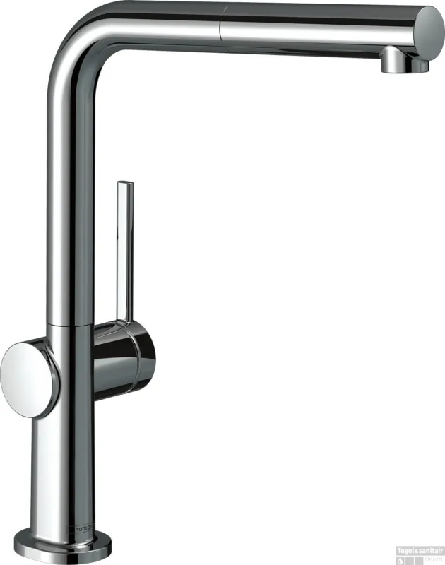 Hansgrohe Talis M54 ééngreeps keukenmengkraan 270 EcoSmart met uittrekbare uitloop, chroom Laatste Kans