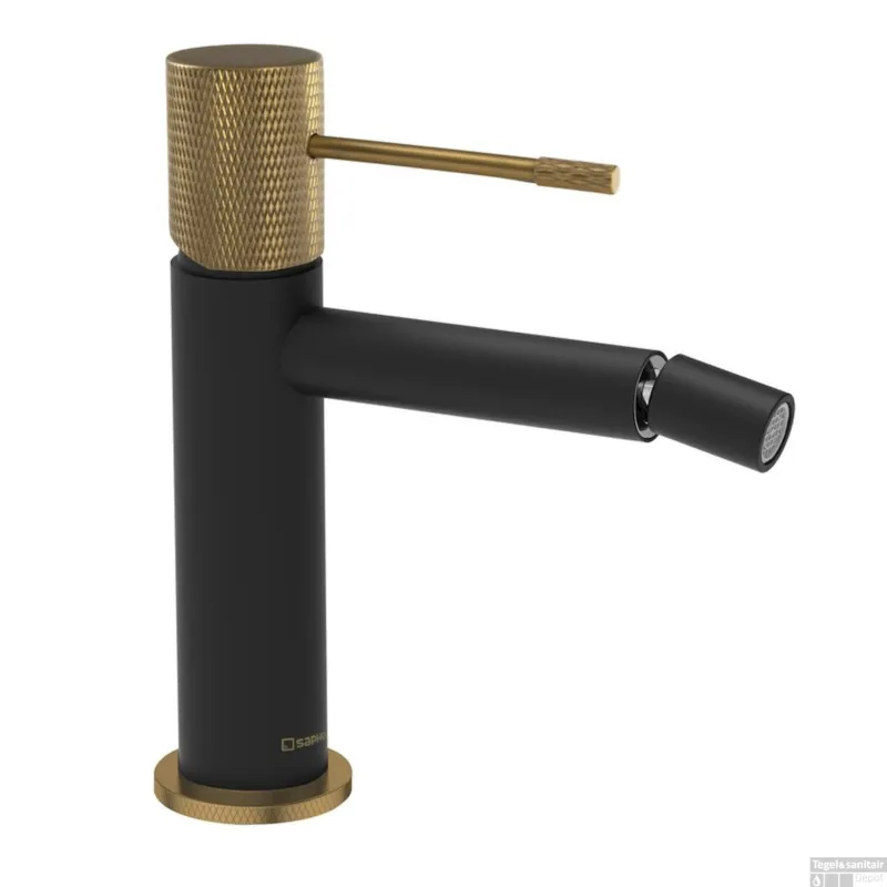 Bidet Mengkraan Sapho Solaris Mat Zwart/Goud Fabrieksprijs