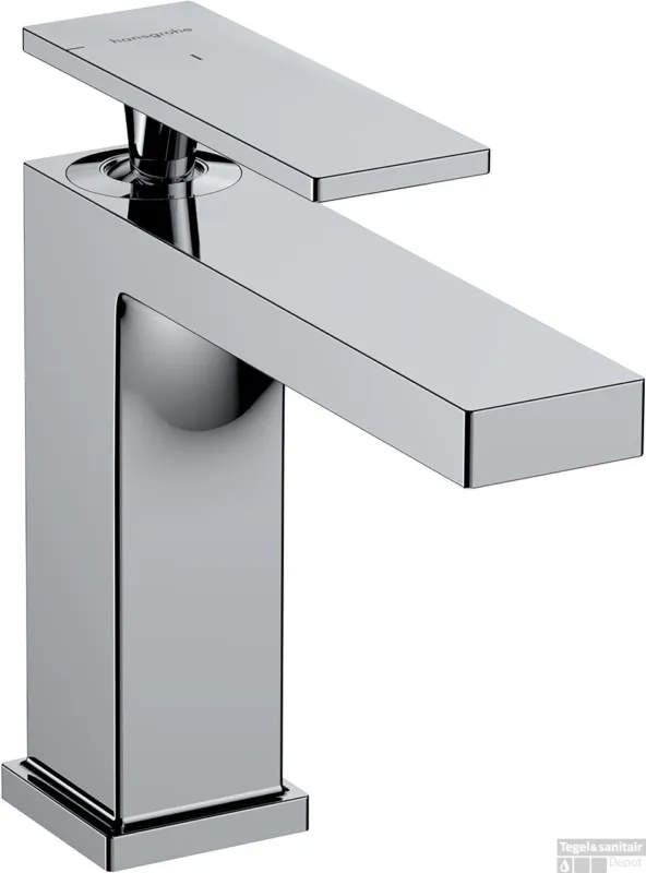 Hansgrohe Tecturis E 110 CoolStart ééngreeps wastafelmengkraan met PopUp trekwaste, chroom Goedkoop