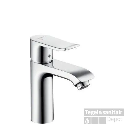 Shop Nu Hansgrohe Metris Coolstart Wastafelkraan 110 Met Waste Chroom