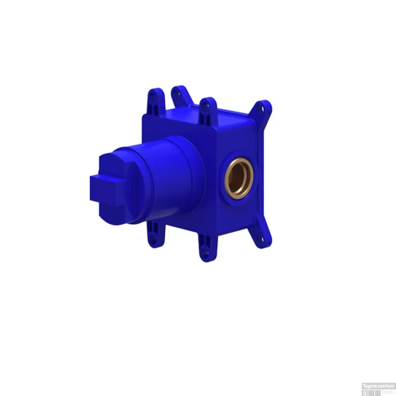 Gereduceerde Prijs Inbouwbox IVY tbv Inbouw Stopkraan Symmetry Donker Blauw
