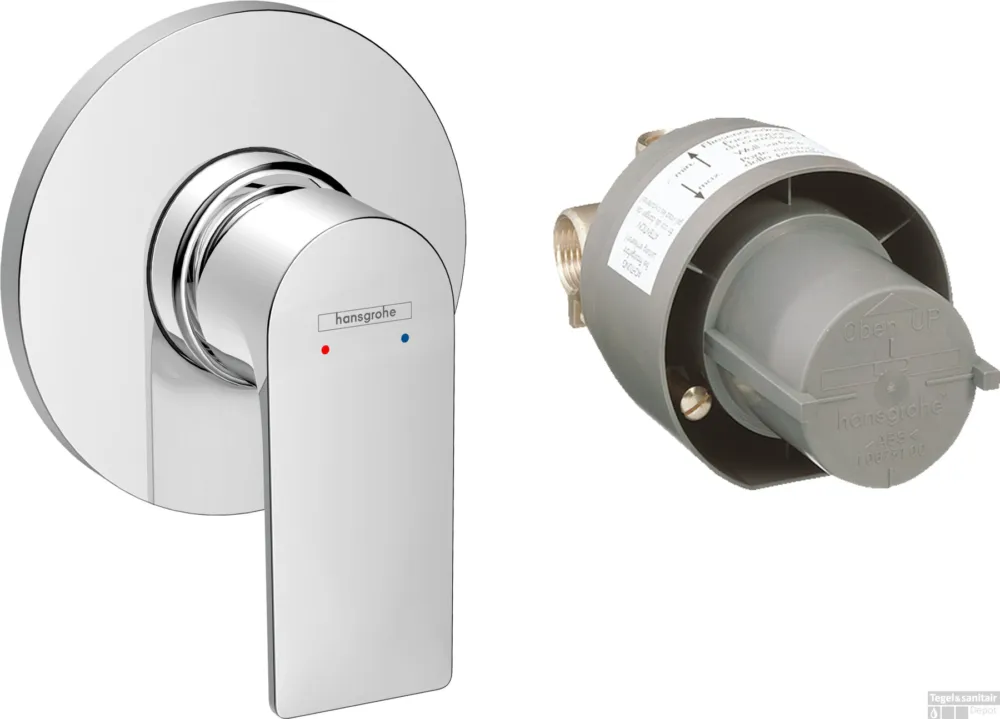 Hansgrohe Rebris E ééngreeps douchemengkraan set inbouw, chroom Premium