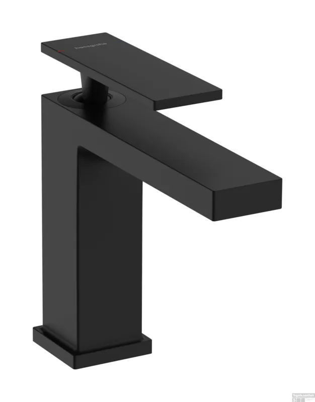 Alleen Vandaag Hansgrohe Tecturis E ééngreeps wastafelkraan 110 met PopUp trekwaste, mat zwart