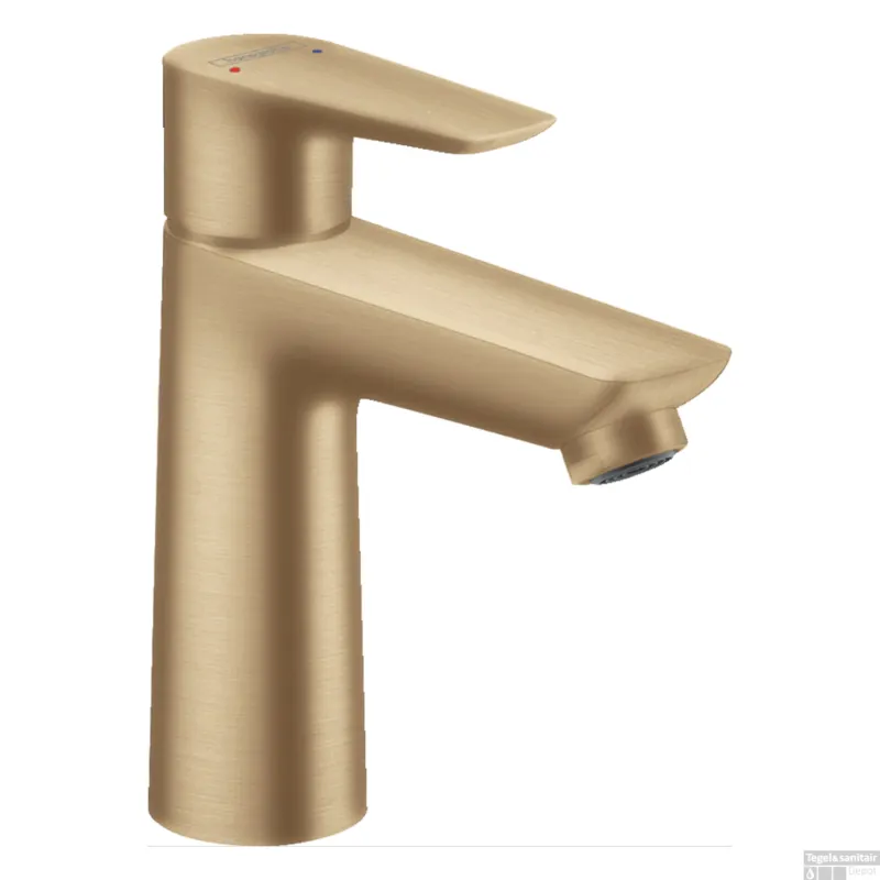 Seizoensaanbieding Wastafelmengkraan Talis E HansGrohe 110 Eengreeps CoolStart met Trekwaste Brushed Bronze
