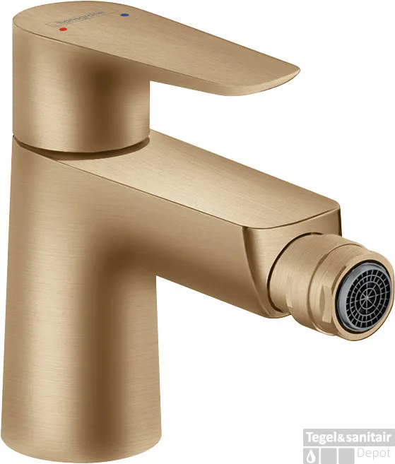 Hansgrohe Talis E ééngreeps bidetmengkraan met PopUp trekwaste, Brushed Bronze Merkproduct