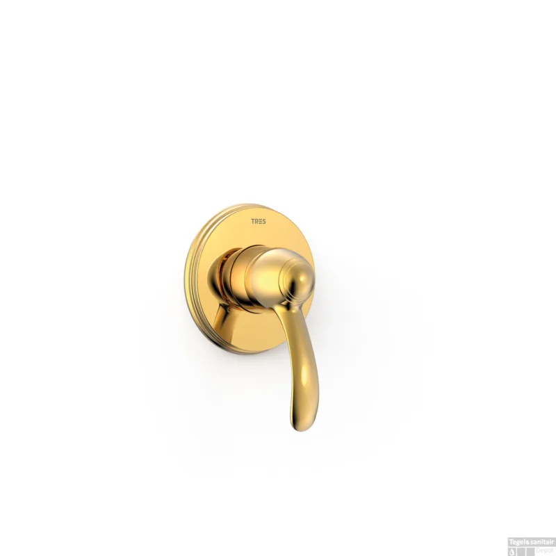 Douchekraan Tres Clasic Inbouw 1 Hendel Goud Koop Vandaag