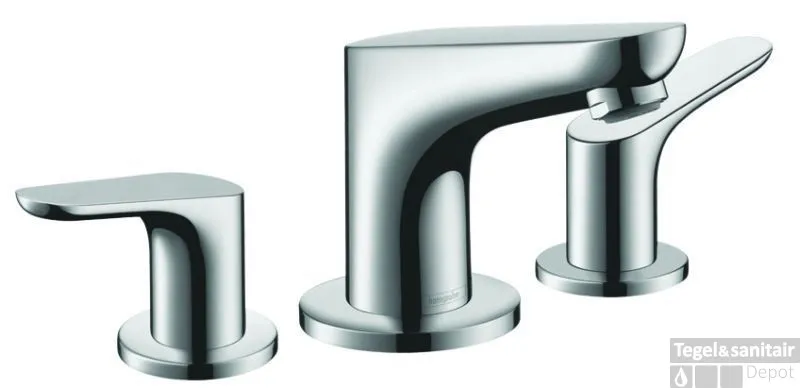 Hansgrohe Focus 3-gats Wastafelkraan Met Waste Chroom Koop Vandaag