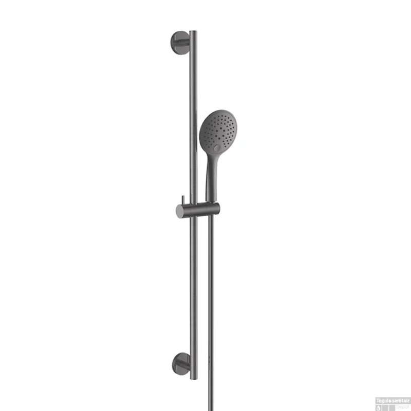 Glijstangset BWS Moran Met Handdouche 3 Standen 150 cm Gunmetal Bestel Nu