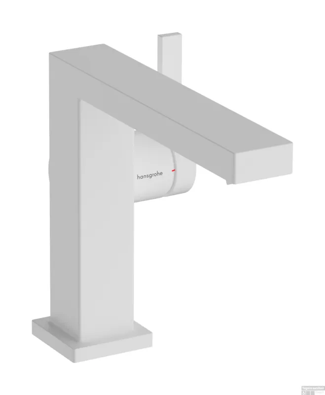 Hansgrohe Tecturis E ééngreeps wastafelkraan 110 Fine CoolStart zonder waste, mat wit Weekendaanbieding