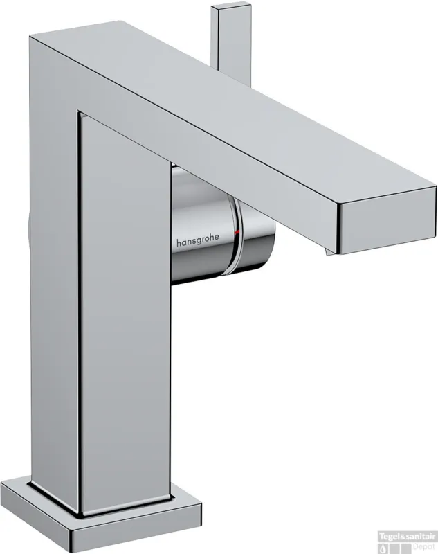 Hansgrohe Tecturis E 110 Fine CoolStart ééngreeps wastafelmengkraan met PushOpen, chroom Veilige Betaling