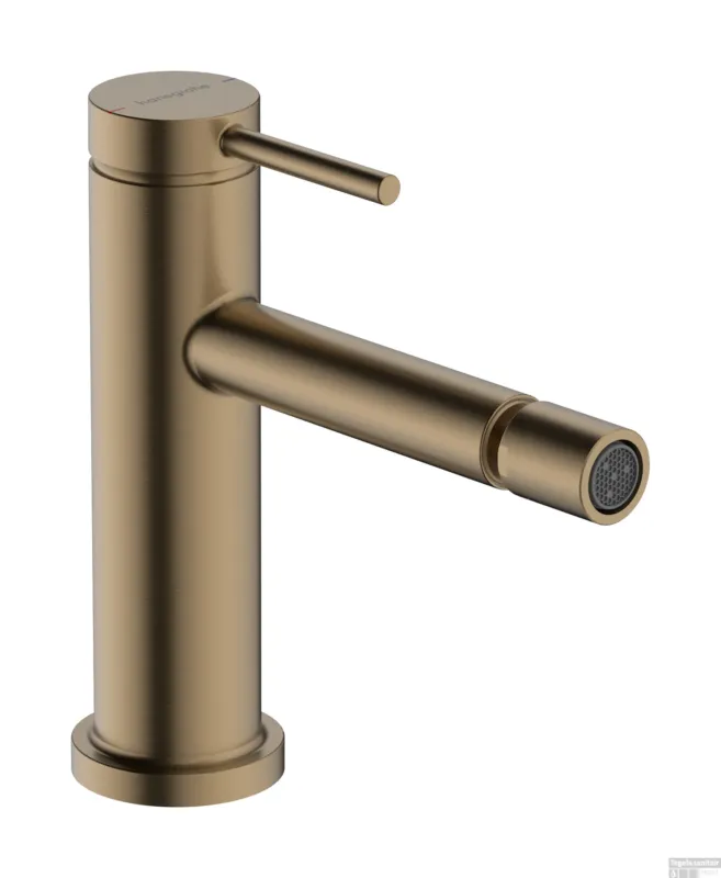 Hansgrohe Tecturis S ééngreeps bidetkraan met PopUp trekwaste, Brushed Bronze Meest Verkocht