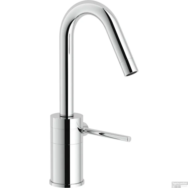 Rechtstreeks Van De Fabrikant Wastafelkraan Salenzi Plus Waterbesparend Incl Clickwaste Chroom