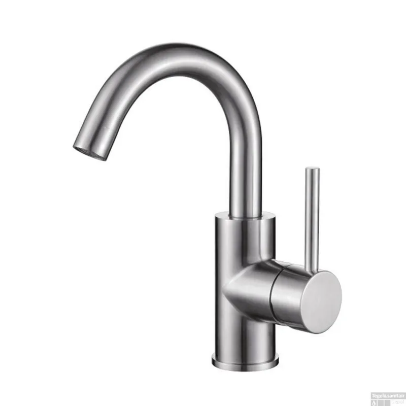 Wastafelkraan Sanilux Largo 24,4 cm RVS Beperkt Aanbod