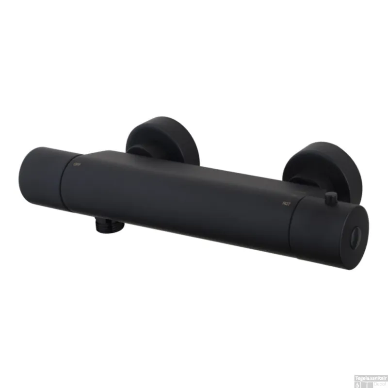 Douchethermostaat Eco Cool-Touch 28cm Mat Zwart Hete Deal