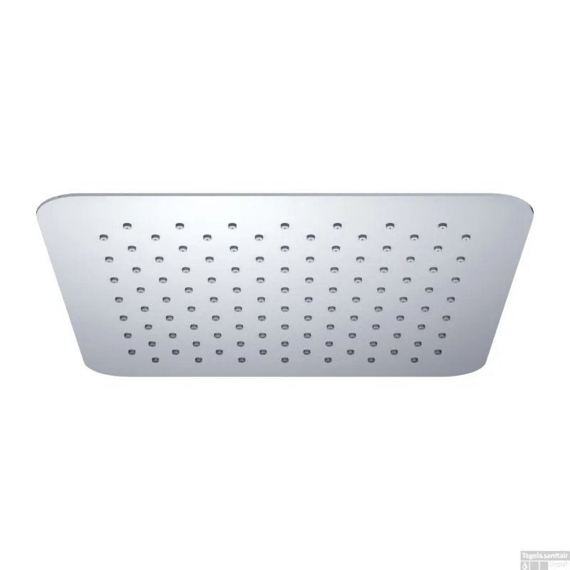 Lage Prijs Hoofddouche Wiesbaden Rombo UFO Vierkant 30cmm Ultra plat RVS Look