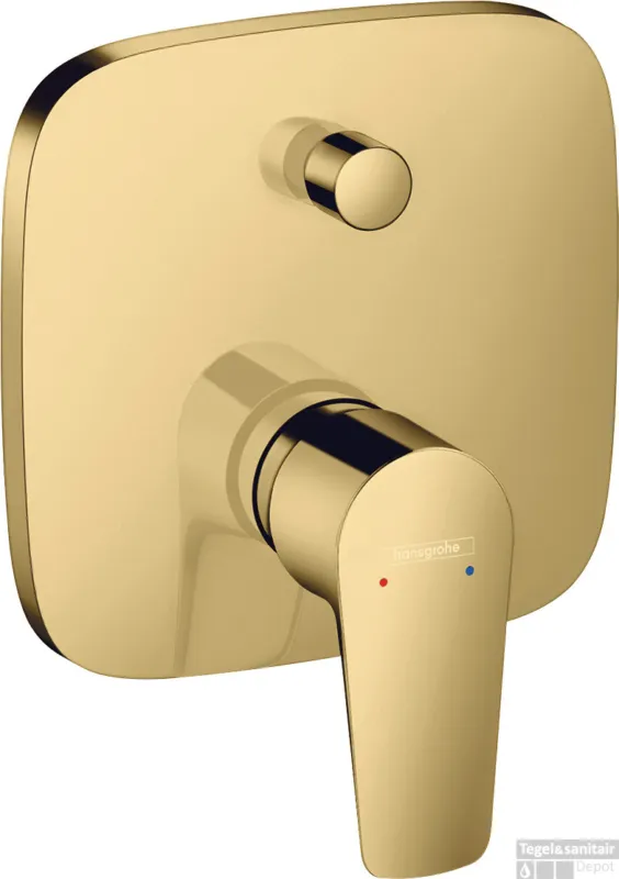 Uitverkoop Hansgrohe Talis E ééngreeps badmengkraan afbouwdeel, Polished Gold Optic