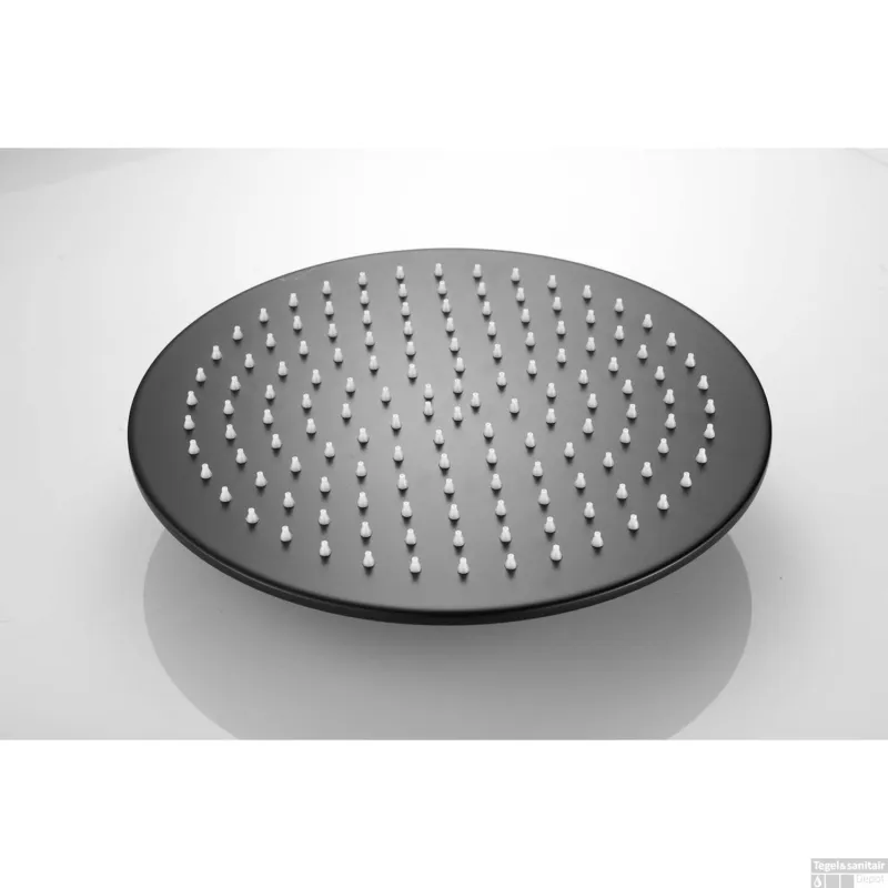 Hoofddouche BWS Vision Rond 30 cm Mat Zwart Exclusieve Aanbieding