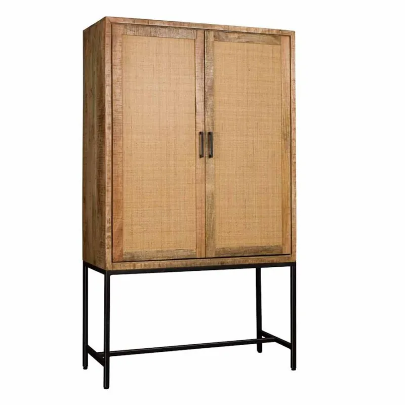 Carini Opbergkast naturel 110 cm Betaalbaar