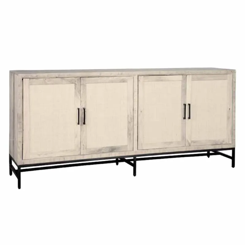 Favoriet Carini Dressoir gebroken wit 200 cm