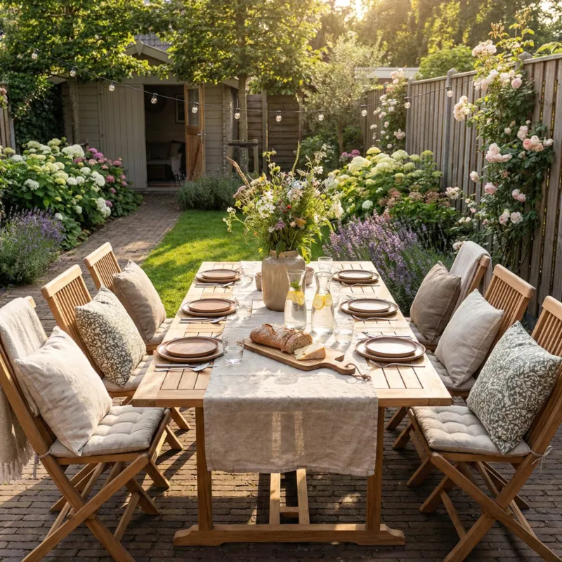 Teakea Summer Tuinset – Massief FSC® Teak – Uitschuifbare Tafel & 6 Tenerif Stoelen Nu Kopen
