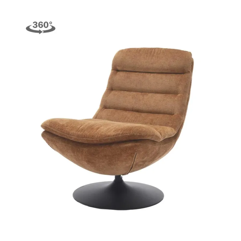 Marano Fauteuil - Harmony 56 caramel brown (draaibaar) Hoge Kwaliteit