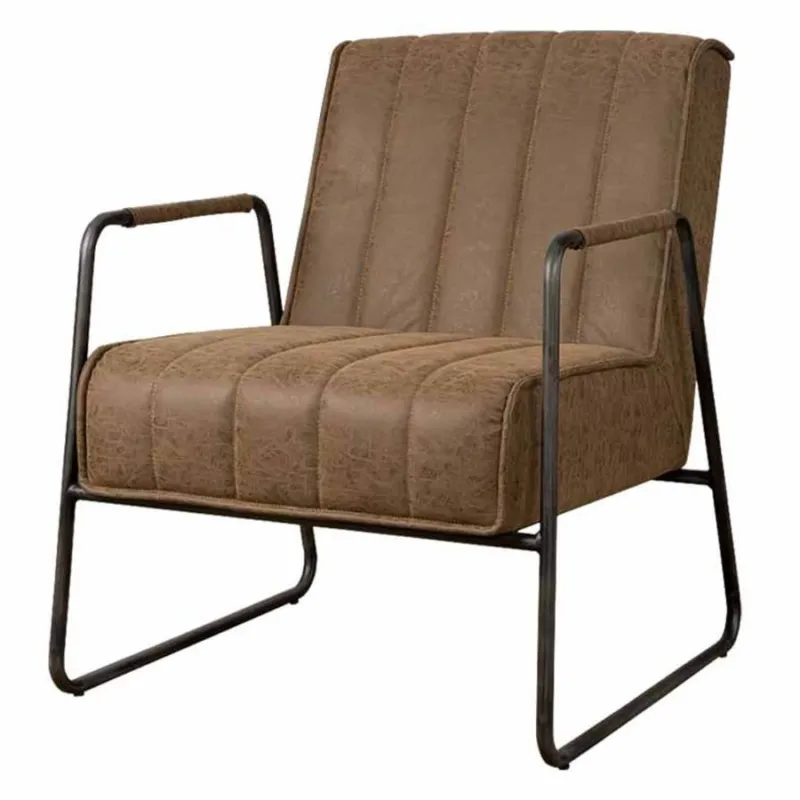 Santo Fauteuil - fabric Miami 005 brown Koop Online