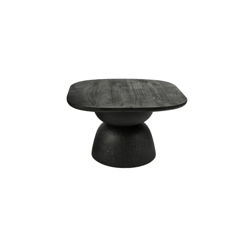 Barza Salontafel zwart 60 cm Direct Verzonden