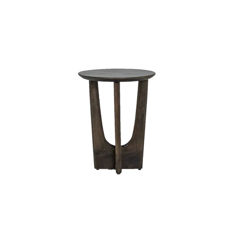 Express Levering Fermo Salontafel rond olijfbruin 40 cm