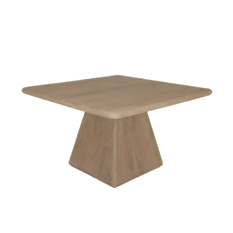 Asti Eetkamertafel vierkant naturel 150 cm Direct Verzonden