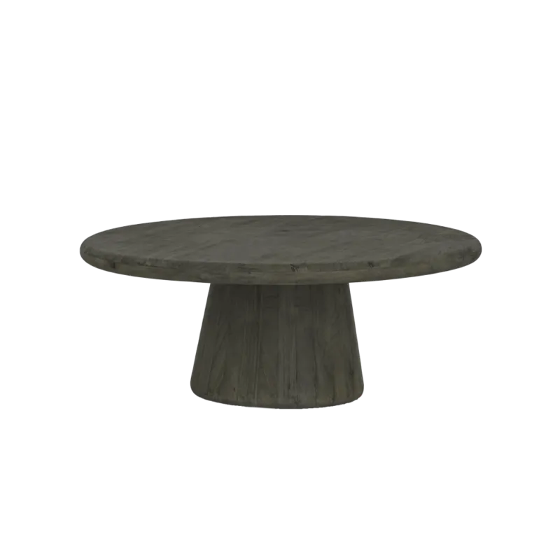 Betrouwbaar Asti Salontafel rond olijfbruin 90 cm