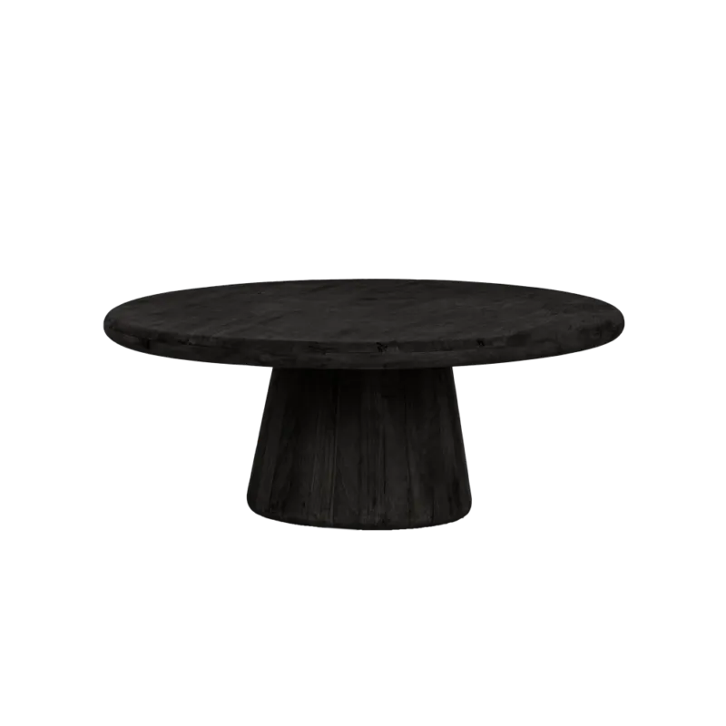 Asti Salontafel rond zwart 90 cm Must-Have