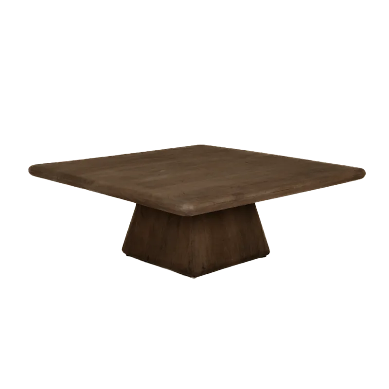 Flitsaanbieding Asti Salontafel vierkant bruin 90 cm