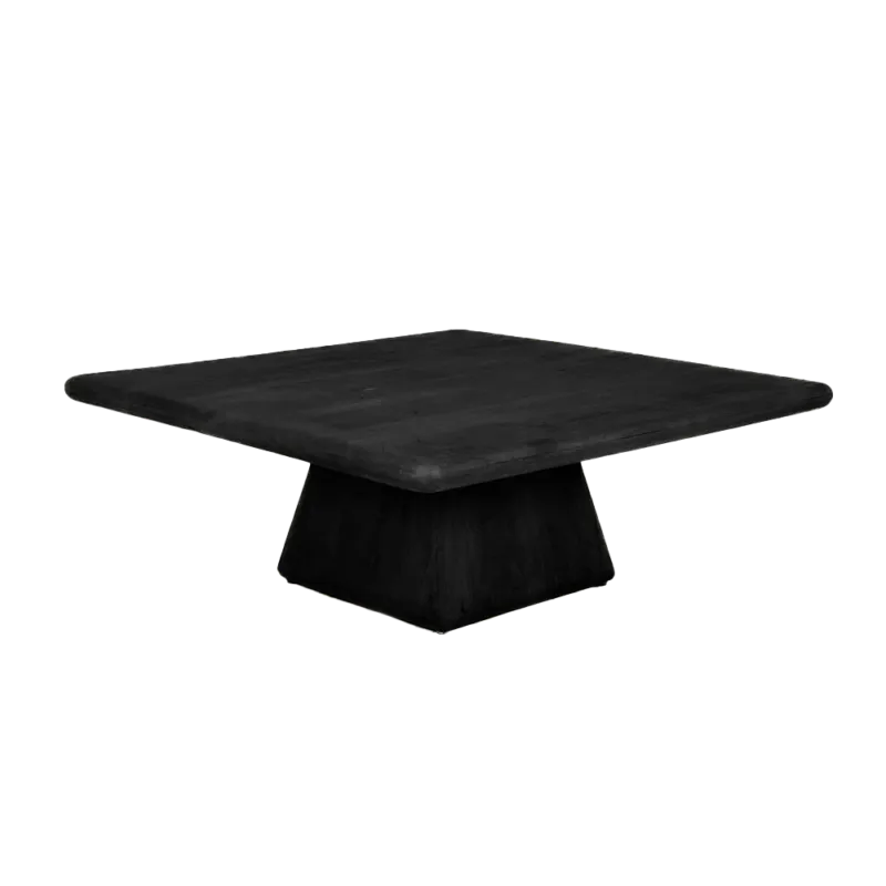 Asti Salontafel vierkant zwart 90 cm Finale Uitverkoop