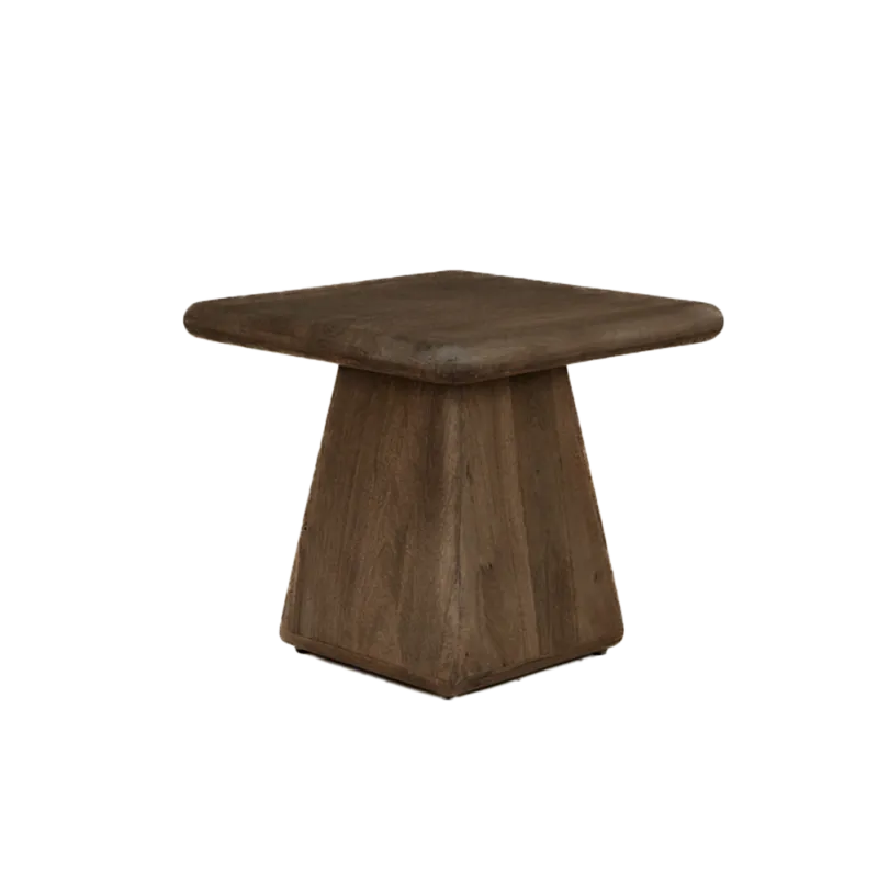 Asti Bijzettafel vierkant bruin 60 cm Snelle Levering