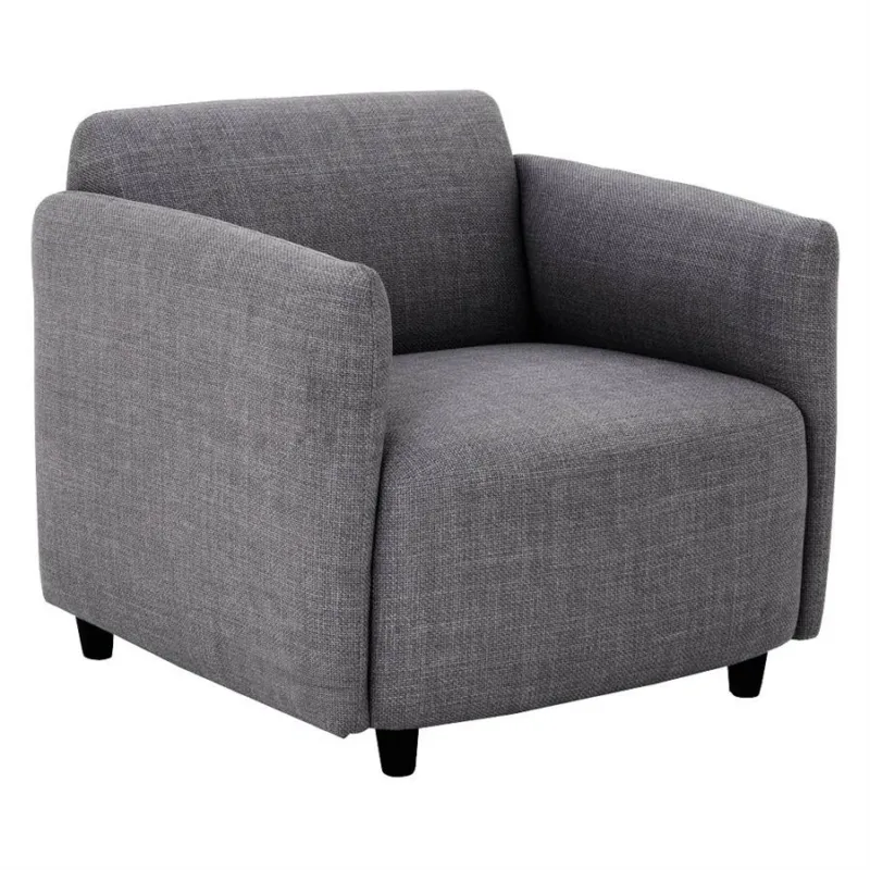 Rechtstreeks Van De Fabrikant Bradfort Fauteuil - fabric Montego 466 Grey