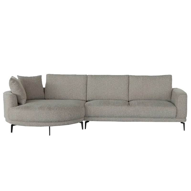 Prescot 2 5-AR + Chaise L - Sahara 400 espresso Bestseller